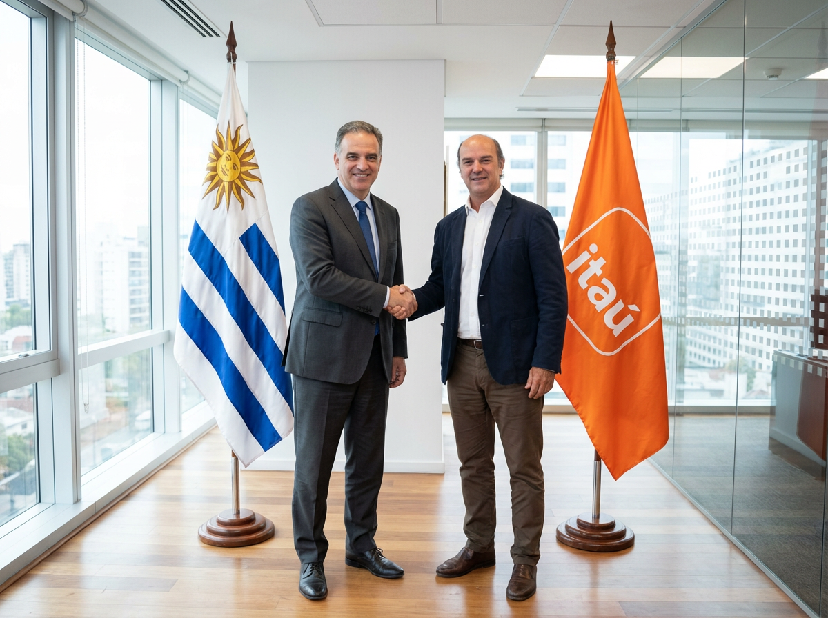 Yamandú Orsi y Agustín Tafernaberry